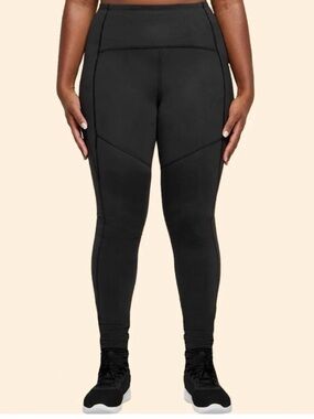 Thinx Black High-Rise Performance period proof leggings